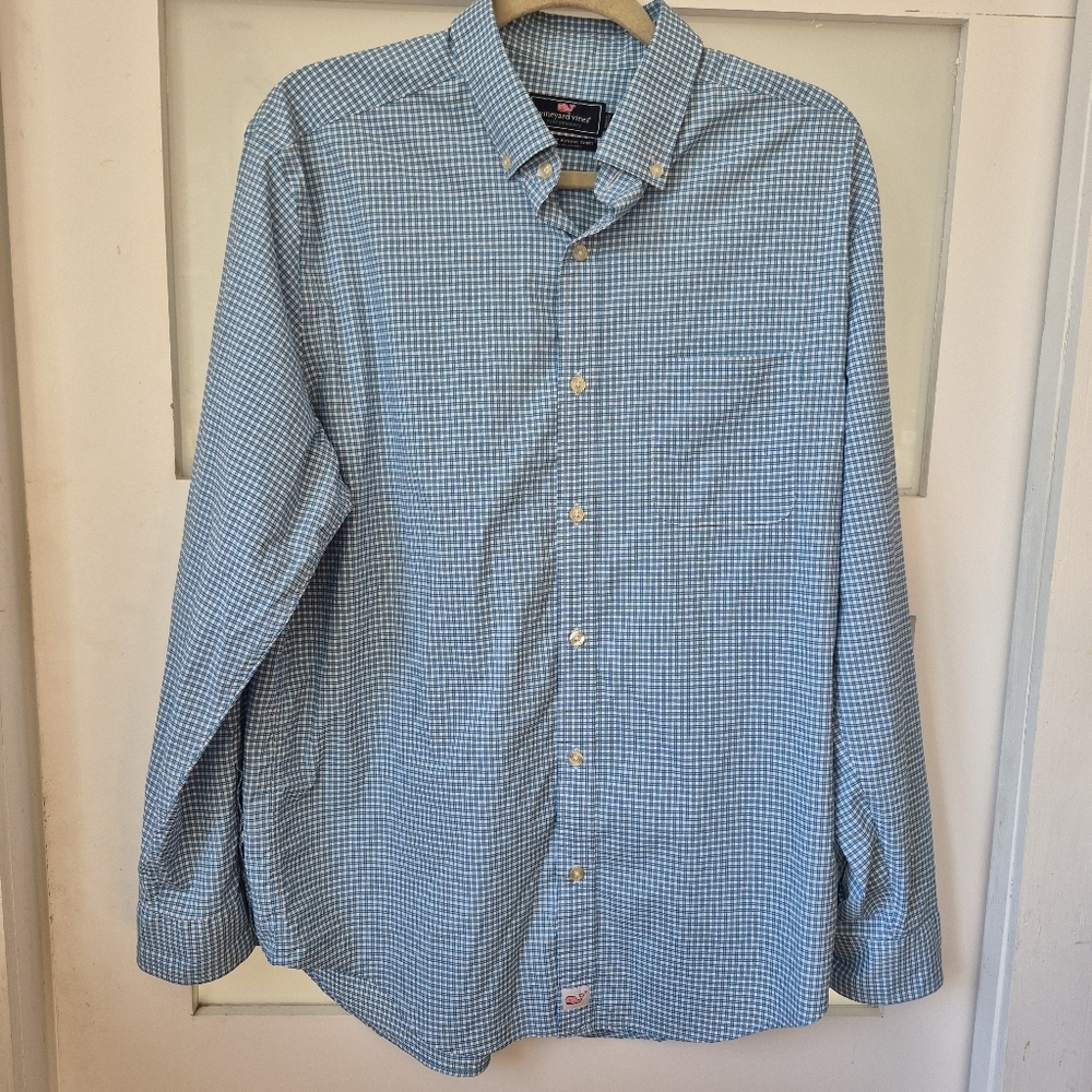 Vineyard Vines Performance Mens Lightweight Shirt Size L